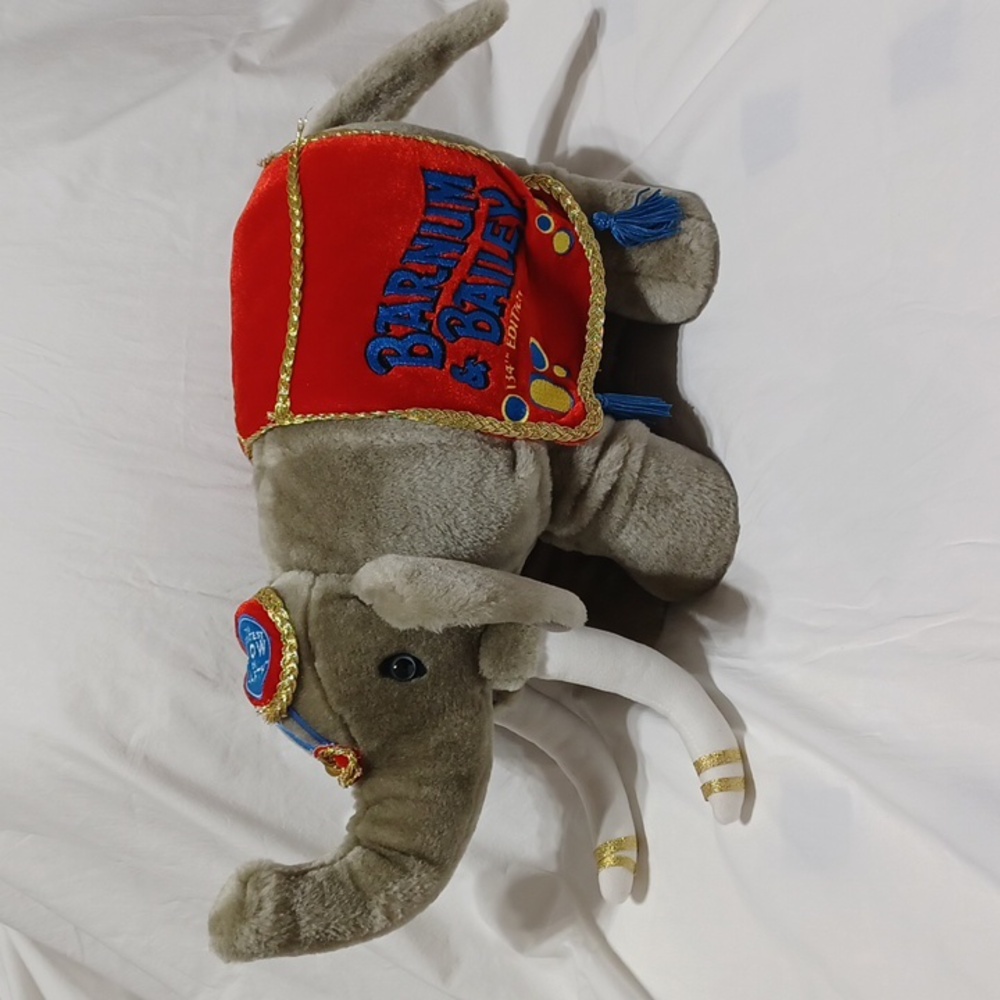 Ringling Brothers Barnum & Bailey Circus Elephant Large Plush 134th Edition